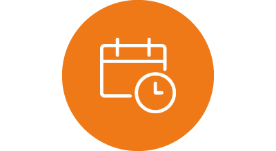 Calender Background White Orange